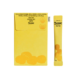 [Vitamin&Health|فيتامين&صحة] (One) Ssolanc Diet Toki Garcinia 1000mg Lemon Crunch | سولانك - دايت توكي غارسينيا 1000 ملغ كرانشي ليمون