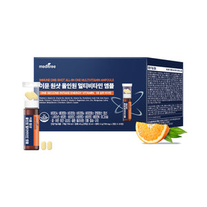 [Vitamin&Health|فيتامين&صحة] (One) Meditree Immune One-Shot All-in-One Multivitamin Ampoules - 30 Ampoules Box | ميديتري - أمبولات ملتي فيتامين إميون ون شوت - علبة 30 أمبولة