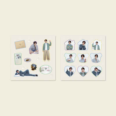 [Actor|ممثل] (One) LEE DONGWOOK - Sticker Set (2025-2026 Fanmeeting Tour MY SWEET HOME) | لي دونغ ووك - طقم ملصقات