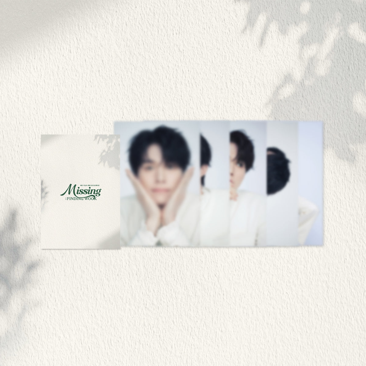 [Actor|ممثل] (One) LEE DONGWOOK - Mini Poster (White Ver.) (2024 Fan Meeting Missing : FINDING WOOK) | لي دونغ ووك - بوستر صغير (النسخة البيضاء)