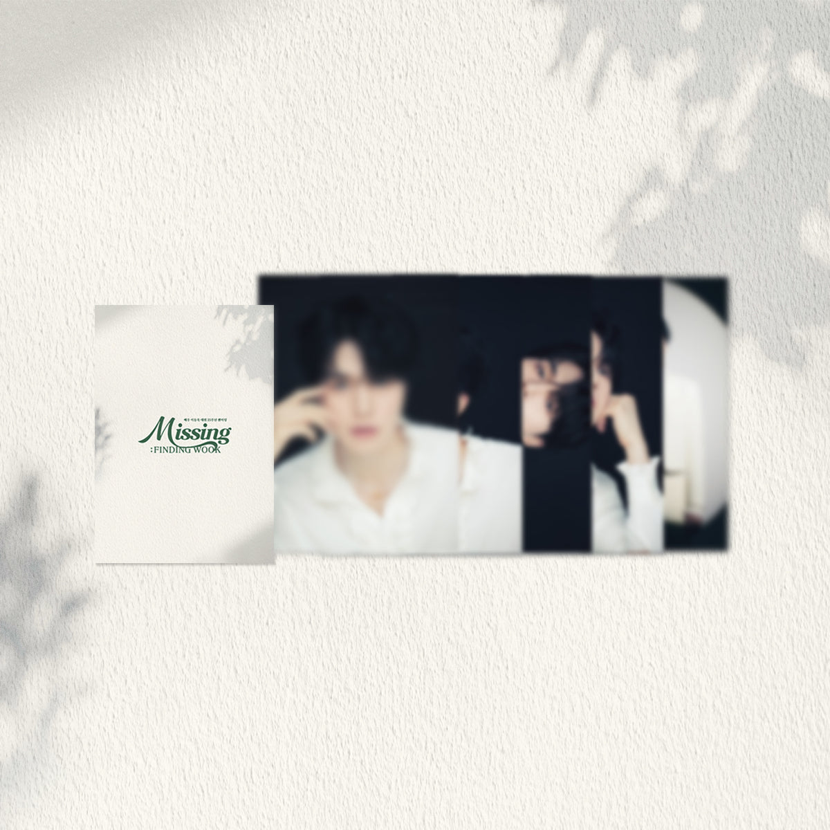 [Actor|ممثل] (One) LEE DONGWOOK - Mini Poster (Black Ver.) (2024 Fan Meeting Missing : FINDING WOOK) | لي دونغ ووك - بوستر صغير (النسخة السوداء)