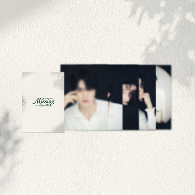 [Actor|ممثل] (One) LEE DONGWOOK - Mini Poster (Black Ver.) (2024 Fan Meeting Missing : FINDING WOOK) | لي دونغ ووك - بوستر صغير (النسخة السوداء)