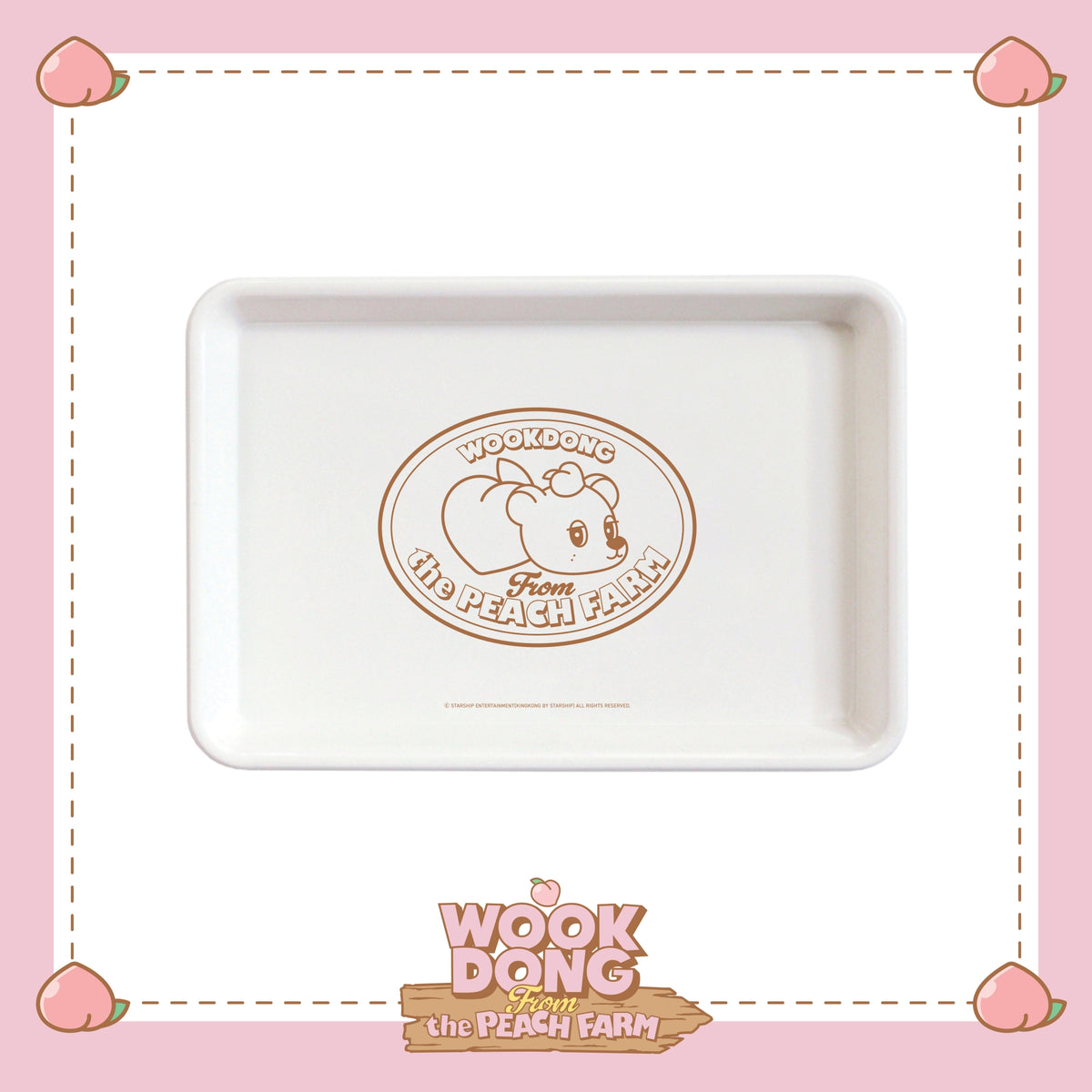 [Actor|ممثل] (One) LEE DONGWOOK - Mini Tray (WOOKDONG From the PEACH FARM (Tokyo Pop-up Store)) | لي دونغ ووك - صينية صغيرة