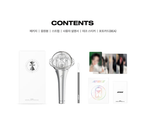 [ATEEZ|أتيز] (One) ATEEZ - Official Light Stick Ver.3 (+Photocard & Sticker) | أتيز - عصا الإضاءة الرسمية النسخة 3