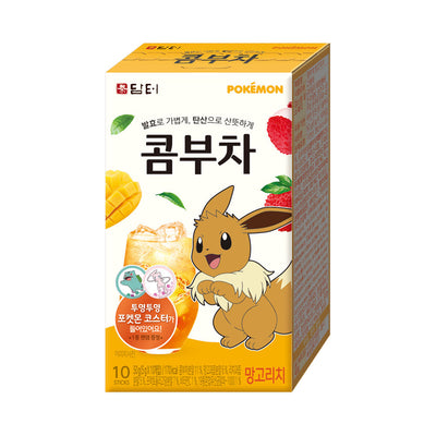 [Food|طعام] (One) Damter - Pokemon Kombucha Mango Rich 10T | دامتر - كومبوتشا بوكيمون بطعم المانجو - 10 أظرف