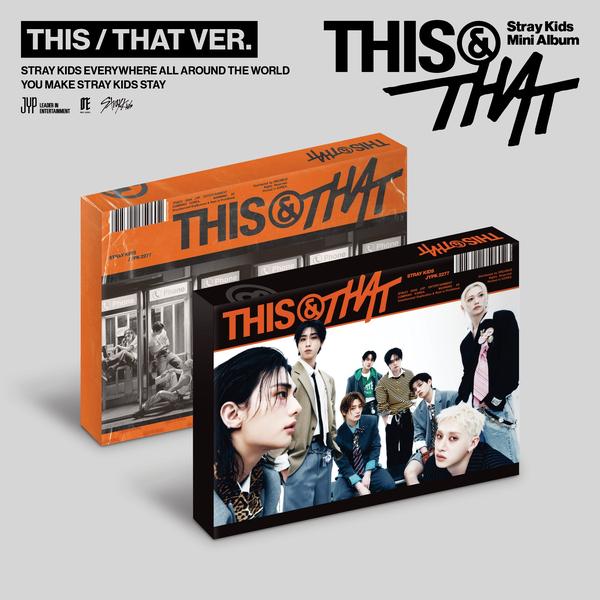 [Stray Kids|ستراي كيدز] (Set) STRAY KIDS - THIS & THAT Mini Album (THIS Ver. + THAT Ver. Set of 2) | ستراي كيدز - ميني ألبوم ذيس آند ذات (طقم من نسختين)