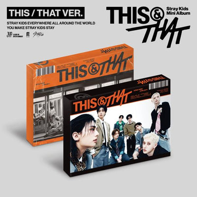 [Stray Kids|ستراي كيدز] (Set) STRAY KIDS - THIS & THAT Mini Album (THIS Ver. + THAT Ver. Set of 2) | ستراي كيدز - ميني ألبوم ذيس آند ذات (طقم من نسختين)