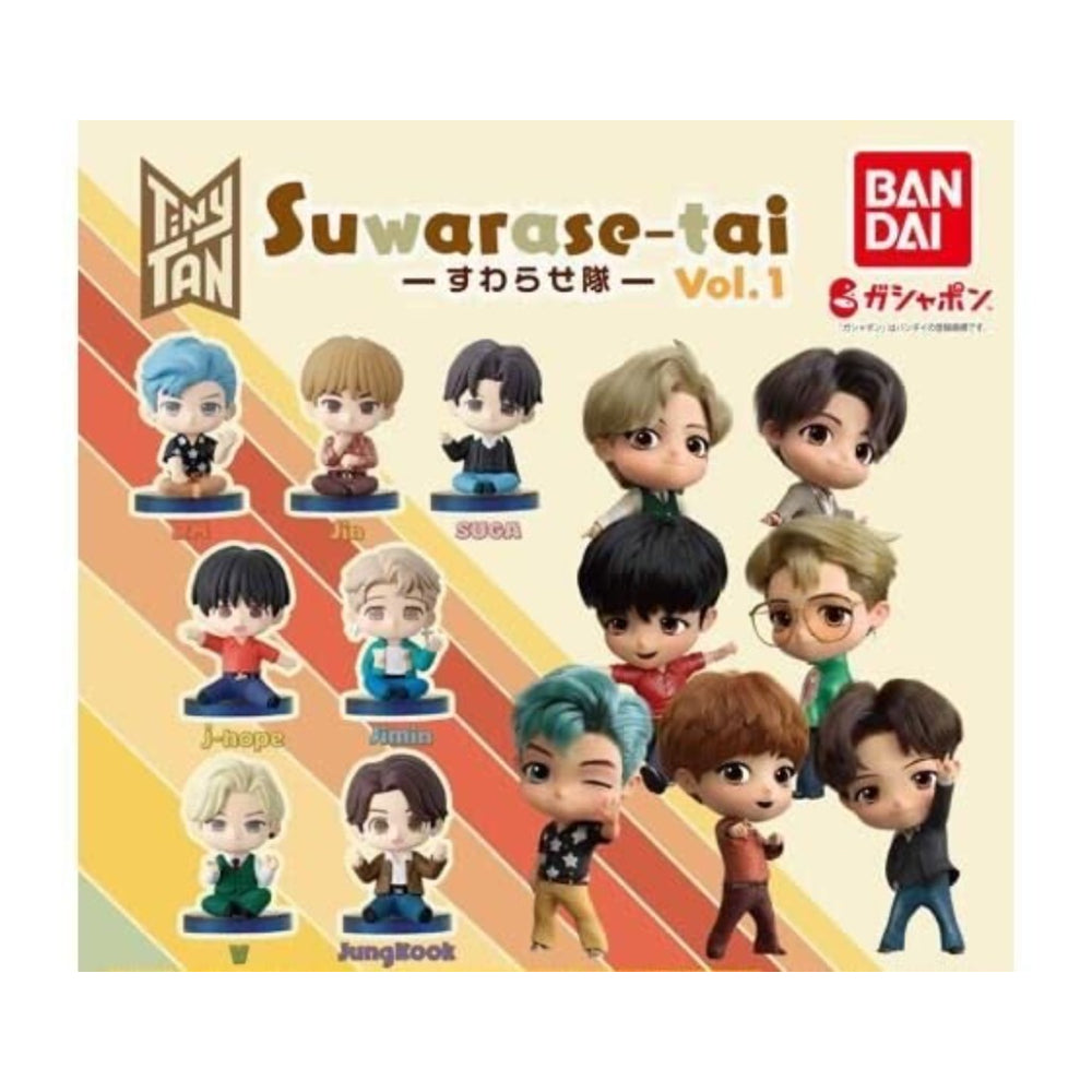 (SET) BTS TinyTAN 7 types of figures Bandai