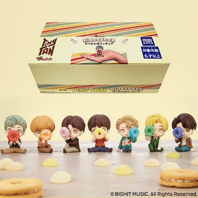 [BTS|بانتقان] (SET) BTS - Figure Tiny Tan BTS Dynamite Hide and Seek Goods 8-piece Set Box