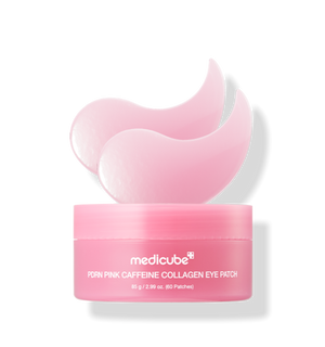 [Care | العناية] (One) Medicube PDRN Pink Caffeine Collagen Eye Patch | ميديكيوب باتش العين بالكولاجين والكافيين الوردي PDRN