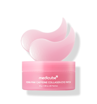 [Care | العناية] (One) Medicube PDRN Pink Caffeine Collagen Eye Patch | ميديكيوب باتش العين بالكولاجين والكافيين الوردي PDRN
