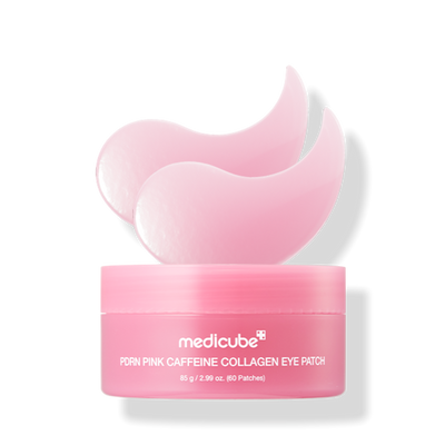 [Care | العناية] (One) Medicube PDRN Pink Caffeine Collagen Eye Patch | ميديكيوب باتش العين بالكولاجين والكافيين الوردي PDRN