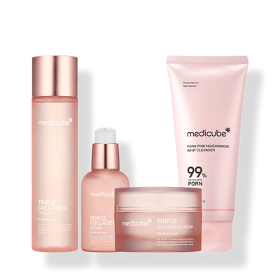 [Care | العناية] (SET) Medicube Collagen Firming 4-Piece Set | ميديكيوب مجموعة الكولاجين للشد المكونة من 4 قطع