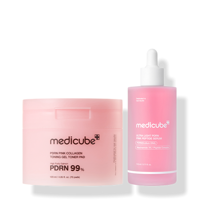 [Care | العناية] (SET) Medicube PDRN Moisture & Radiance Set | ميديكيوب مجموعة PDRN للترطيب والإشراق