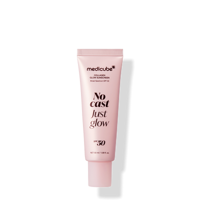 [Care | العناية] (One) Medicube Collagen Glow Sunscreen SPF50 | ميديكيوب كريم الشمس بالكولاجين للإشراق SPF50