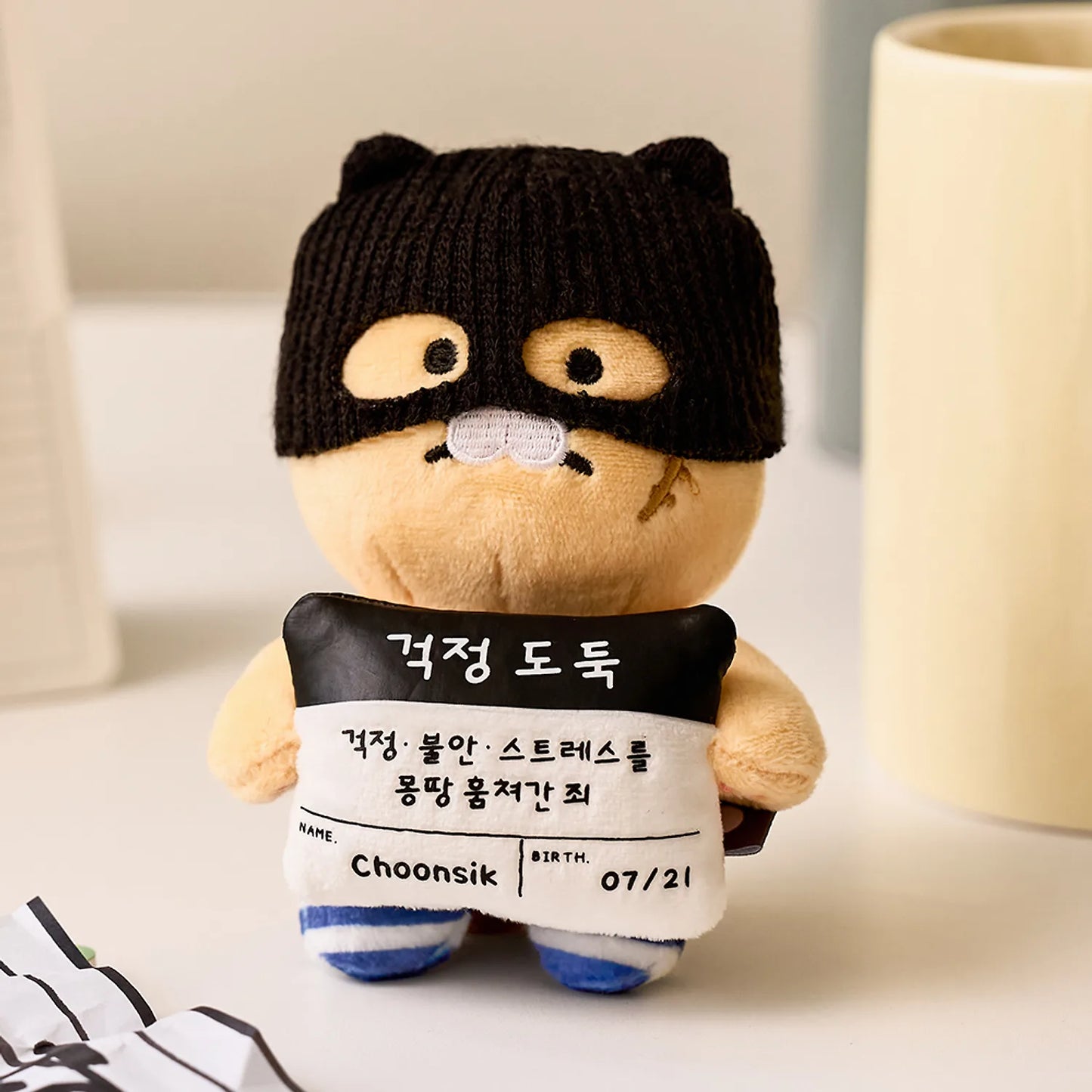 (One)* Thief Choonsik Mugshot Monitor Plush | دمية شاشة تشونسيك اللص