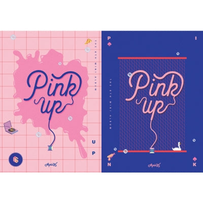 [Apink|ابينك] {Kpop} البوم بنك من واحد الى 18 فوتوكارد فيرجن اي  | (ONE) Apink - Mini 6 Pink Up (1 of 18 photo cards + 1 of 6 polaroids)(A ver.)