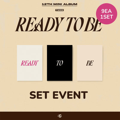 [Twice|توايس] {Kpop} (SET) TWICE - READY TO BE / 12TH MINI ALBUM
