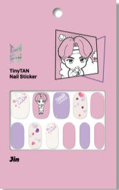 (ONE) BTS TinyTAN nail sticker magic door