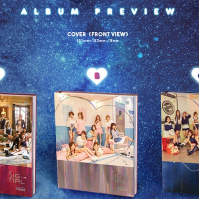 [Twice|توايس] {Kpop} سيت البوم توايس سنكل عدد ثلاث سيصبح من الالبومات نادره | (SET) TWICE - Signal 4th Mini Album