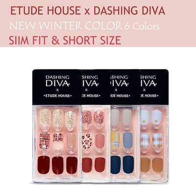 ETUDE HOUSE  - Magic Press New Winter Color Slim | لصقات الاظافر الجميله زيني اظافرك بها 
