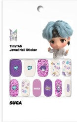 (ONE) BTS TinyTAN nail sticker magic door jewel