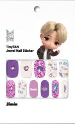 (ONE) BTS TinyTAN nail sticker magic door jewel