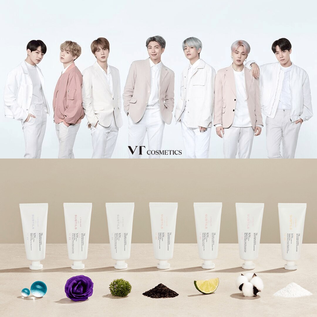 تسليم فوري -  (Set) VT X BTS - Perfume Cream سيت عطر كريمي كامل لفرقه بي تي اس استمتعي بجميع عطور بي تي اس في صندوق واحد الرائحه تدوم لمده 9 ساعات من قوتها بالاضافه للفيتامين لتحسين بشره اليدين والجسم