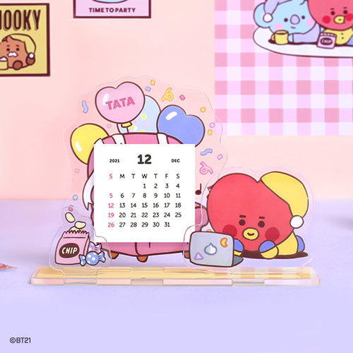 واحد _كالندر شخصيات بي تي اس لسنة 2022 اختر شخصيتك المفضلة وزين مكتبك | (ONE) BT21 Stand Calendar Choose