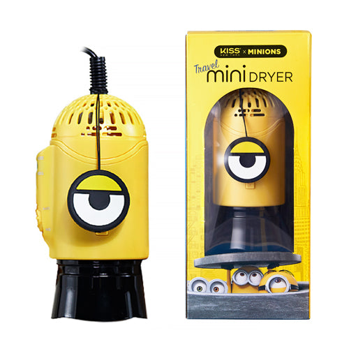 KISS -  Minions Hair dryer  شسوار سرح شعرك تصميم لطيف يصلح للسفر ورحلات