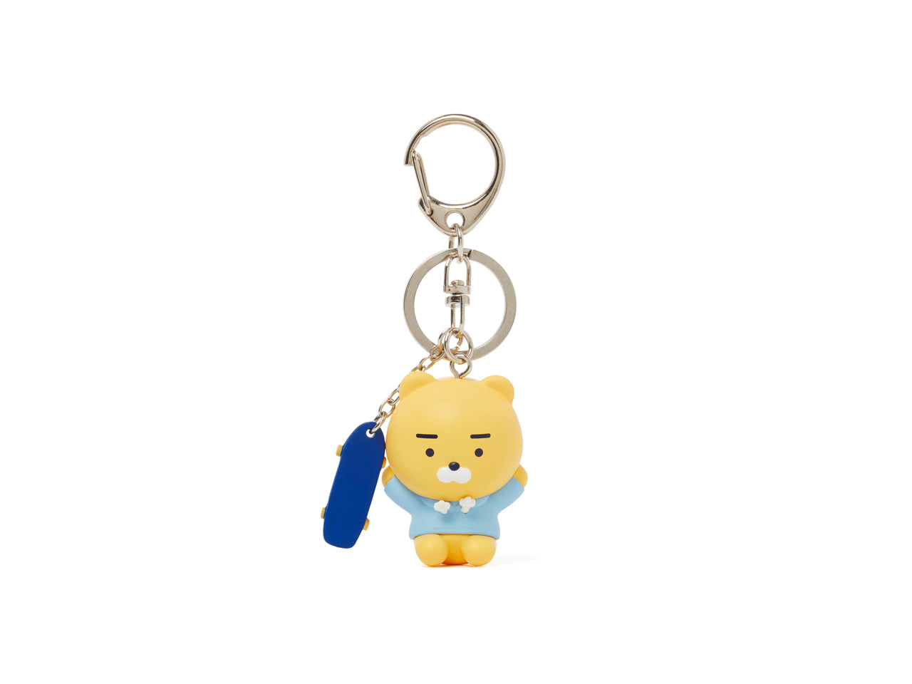 الشكل كيرينغ ريان 3 أنواع | (ONE) Kakao Friends Figure Keyring Ryan 3 Types