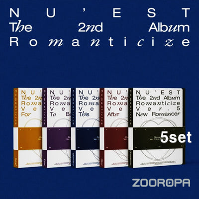 [NU'EST|نيوست] {Kpop} (SET) NUEST - 2nd Album Romanticize [5 pieces set]
