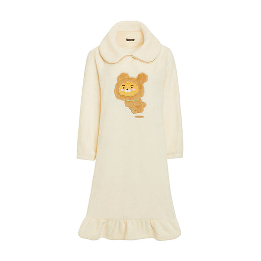 واحد- بيجامة فستان نوم مننادي الجرو الصغير | (ONE) Line Friends Little Puppy Club Sleep Dress Pajama