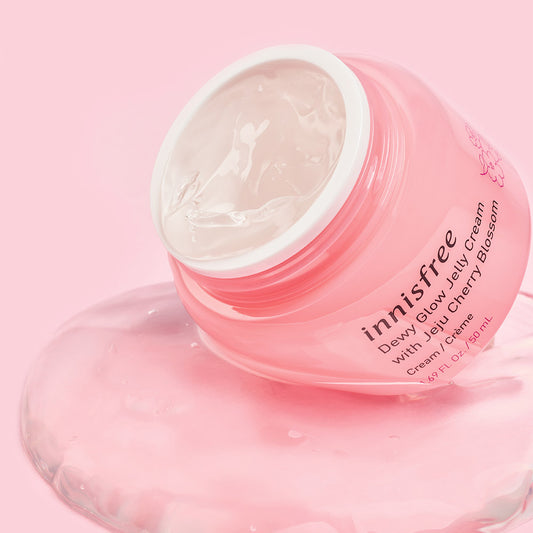 واحد -إنيسفري كريم جيجو زهر الكرز  | (ONE) Innisfree - Jeju Cherry Blossom Jelly Cream