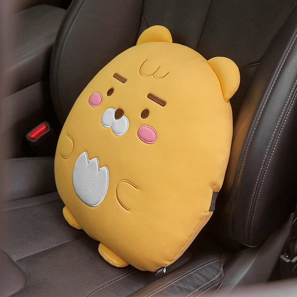 واحد- راين مخده أسند ظهرك بالسيارة او مقعدك  | (ONE) KAKAO FRIENDS Ryan-Cool back cushion