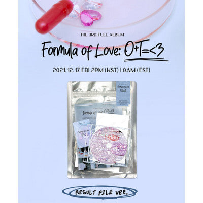 [Twice|توايس] {Kpop} (ONE) TWICE - 3rd Full Album Formula of Love: O+T 3 (Result file ver.)