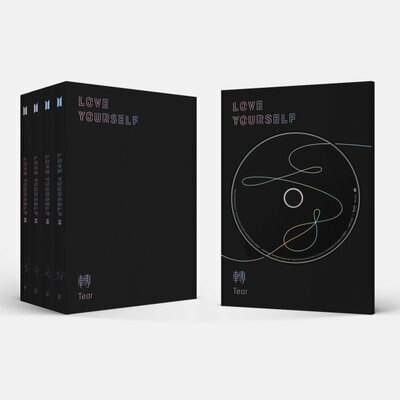 ( SET) BTS - 2018 LOVE YOURSELF 轉 Tear - سيت كامل من أربع ألبومات Y + O + U + R