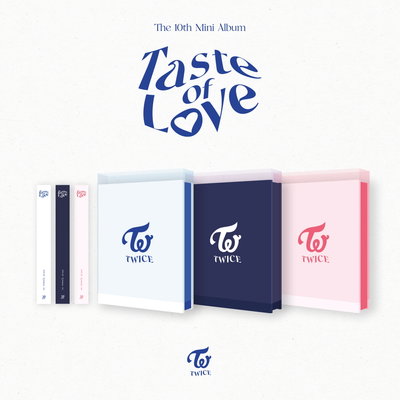 (set) TWICE - Taste of Love + poster +Photocard set