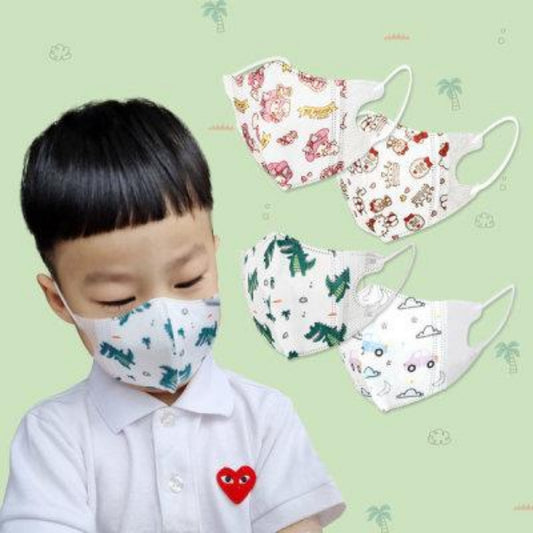 ماسك جميل للاطفال | (ONE) Pro Worldcup PWX Kids 3D Type Ultra-small 100pcs Mask