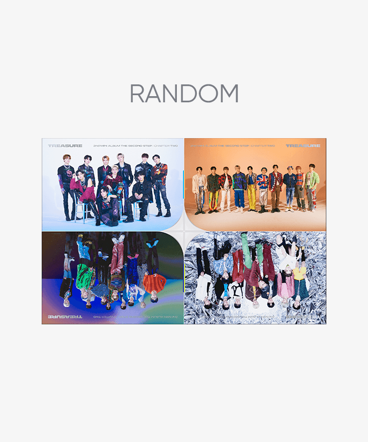 [TREASURE|تريجير] (ONE) TREASURE - 2nd MINI ALBUM [THE SECOND STEP : CHAPTER TWO] YG TAG ALBUM (RANDOM ver.)