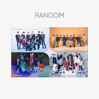 [TREASURE|تريجير] (ONE) TREASURE - 2nd MINI ALBUM [THE SECOND STEP : CHAPTER TWO] YG TAG ALBUM (RANDOM ver.)