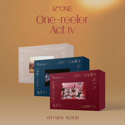 [IZONE|إيزون] {Kpop} سيت - البوم ايزون عدد ثلاث ون ريلر | (SET) IZONE - One-reeler Act IV Album 3 Types  OF SET