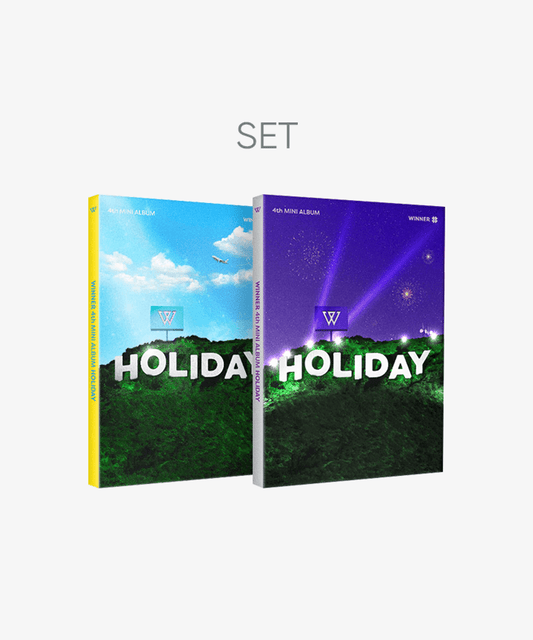 سيت- فرقه ونر ميني البوم  عدد اثنين هوليدي فوتوبوك فيرجن سيت | (SET ) WINNER- 4th MINI ALBUM [HOLIDAY] (PHOTOBOOK ver.) Set