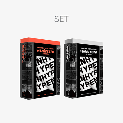 [ENHYPEN|انهايبن] (SET) ENHYPEN - WORLD TOUR <MANIFESTO> in SEOUL DIGITAL CODE + DVD SET