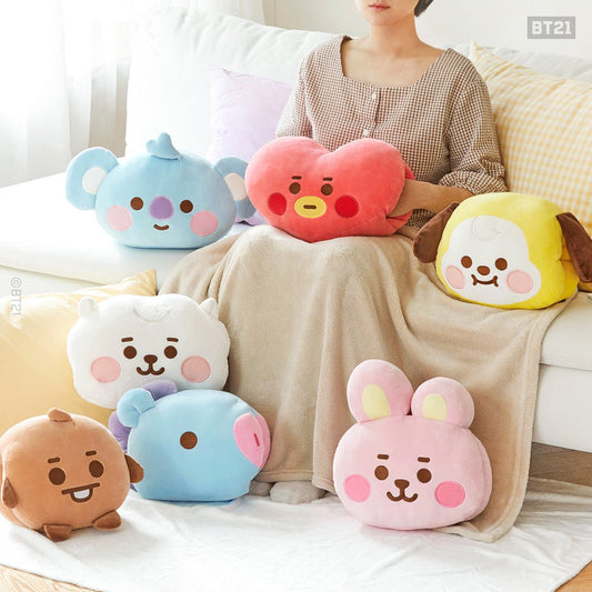 (One) BT21 BABY Hand Warmer Cushion |كوشات ادخل ايدي