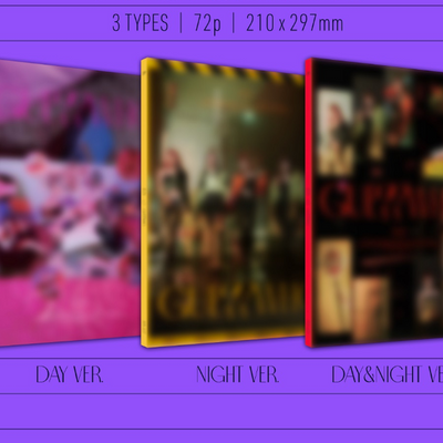 [ITZY|اتزي] {Kpop} سيت - فرقه اتزي البوم  عدد ثلاثه بري اوردر كيز هو بري اوردر مع هدايا | (SET ) ITZY - GUESS WHO vol4 3-piece set including initial pre-order goods (photo card + hidden card + poster)