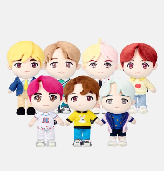BTS -  CHARACTER PLUSH TOY تم توفير دمى بي تي اس لكافه الشخصيات اي شخصيه اعجبتك 