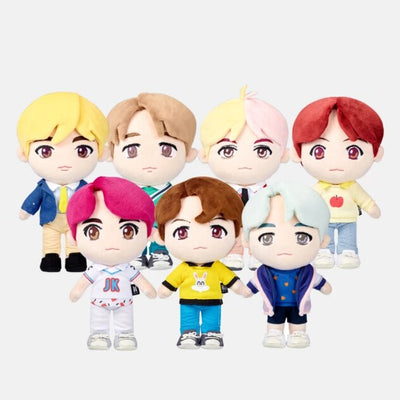 BTS -  CHARACTER PLUSH TOY تم توفير دمى بي تي اس لكافه الشخصيات اي شخصيه اعجبتك 
