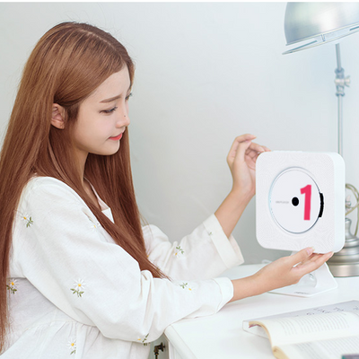 (One) [EA10] Edu Spin  - Wall Mounted Audio Radio CD+5V2VAdapter  | مشغل اغاني يعلق على الحائط او في اي مكان ترغب بها اقرأ التفاصيل لتعرف المميزات 