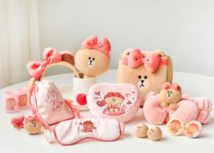 Line friends: Choco's Accessories Collection ضيفي هذه مجموعه الى غرفتك وزينيها مارايك 